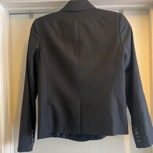 Black J. Crew blazer with metal buttons